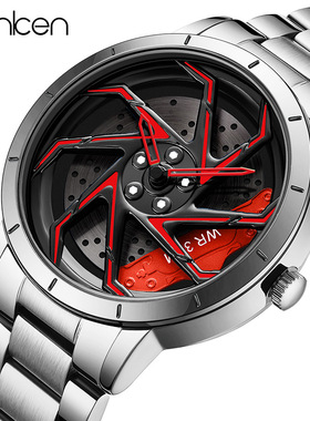 本肯BENKEN方程式赛车二号 超跑轮毂 时来运转手表士 石英机芯3