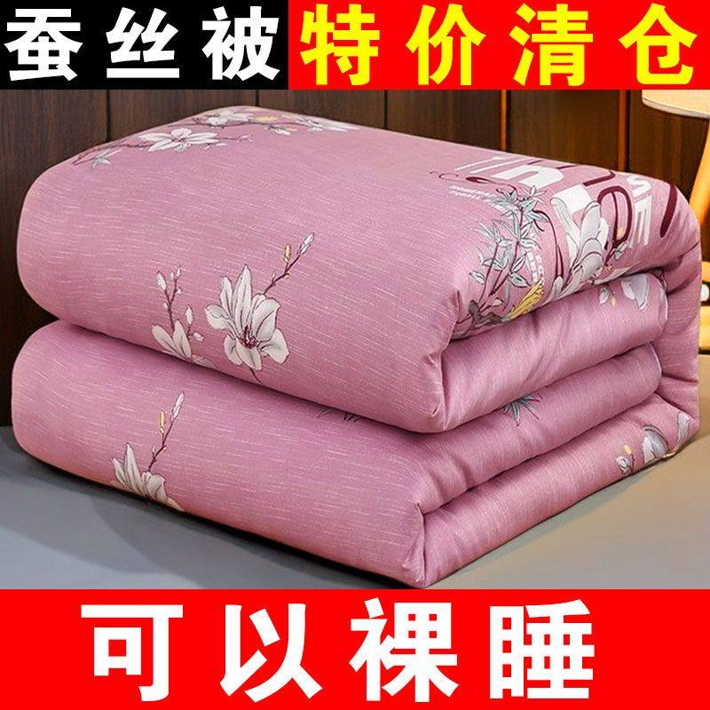 正品蚕丝被子春秋被空调被双人冬天加厚保暖冬被单人学生宿舍棉被,床上用品,蚕丝被,淘宝优惠券,粉丝福利购,淘宝优惠卷