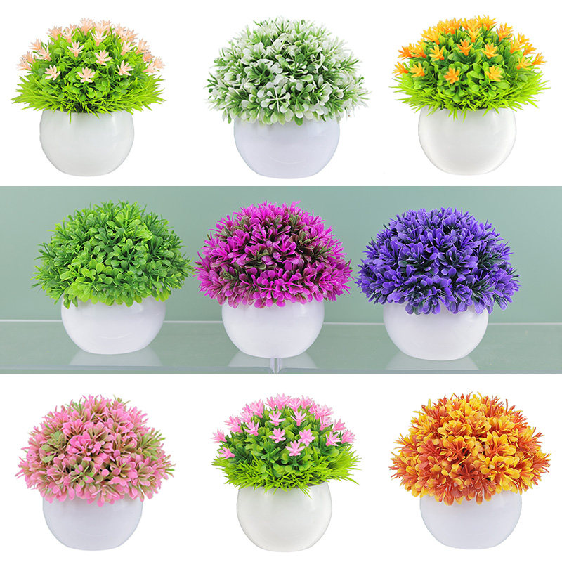 仿真盆景假花迷你绿植盆栽桌面办仿真植物盆景