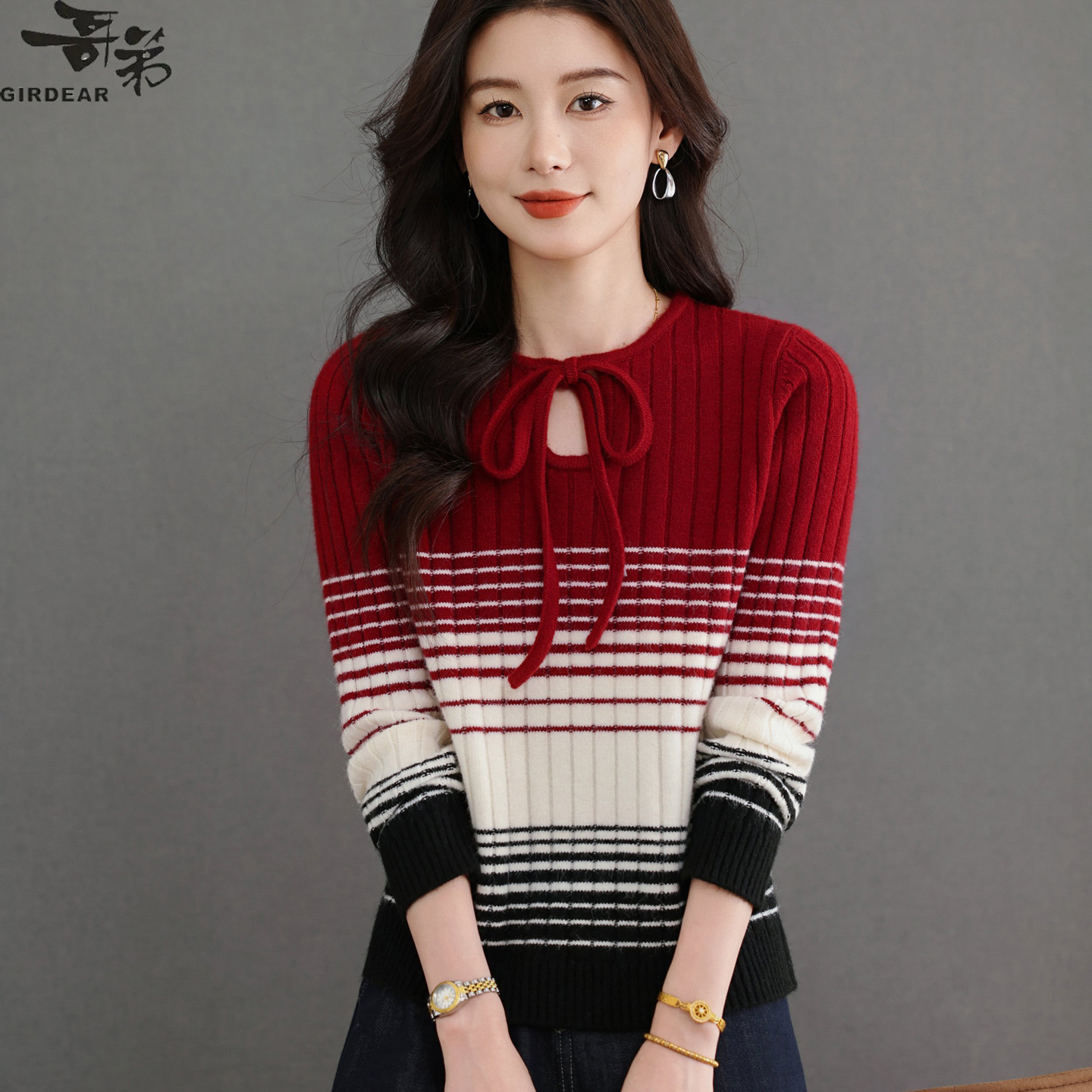 品牌特价哥弟国际大牌女装毛线衣