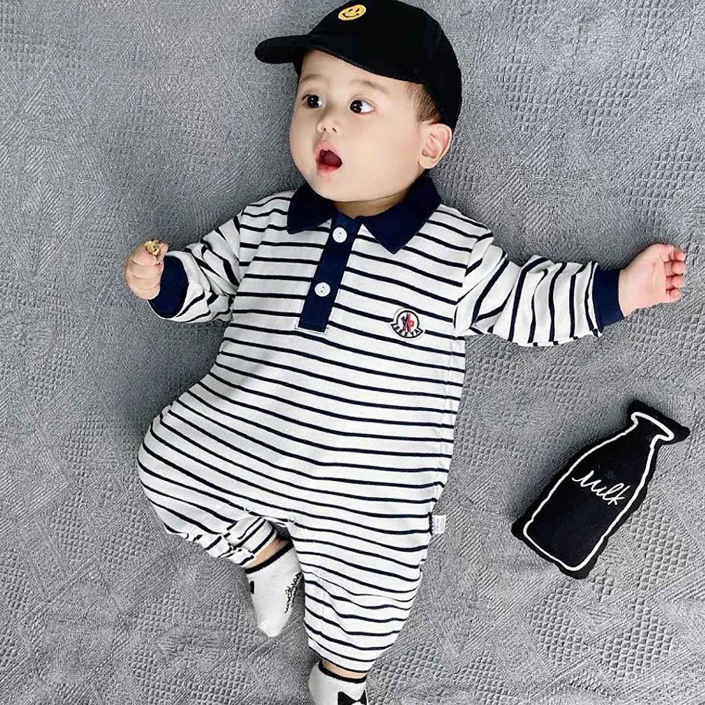 婴儿连体衣春秋季爬服