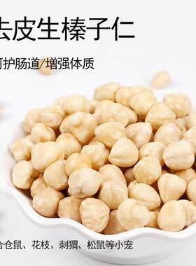 满额包邮仓鼠金丝熊松鼠花枝鼠鹦鹉磨牙零食生榛子仁无添加坚果