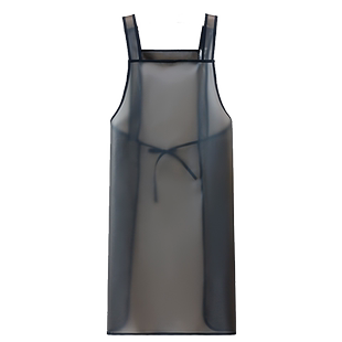 透明防水加长围裙tpu焗油烫染加肥加长工作服女厨房水产发廊专用