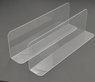 热弯货架L型隔板挡板商品分隔板仓库隔断板分理防掉栏塑料折弯板