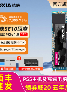 铠侠SE10固态硬盘1t m.2 nvme pcie4.0 ssd台式电脑笔记本ps5硬盘