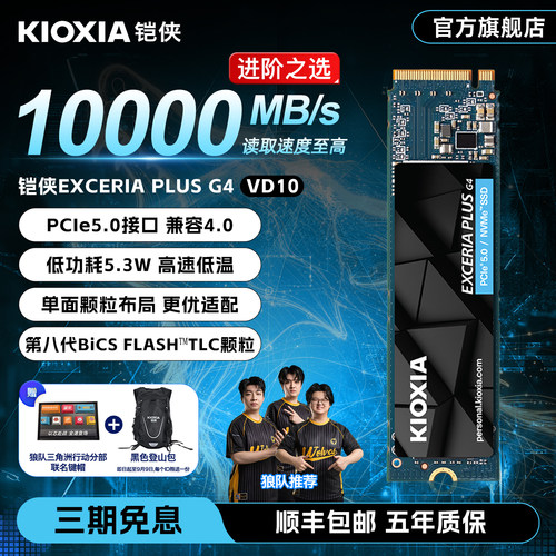 【pcie5.0】铠侠VD10固态硬盘