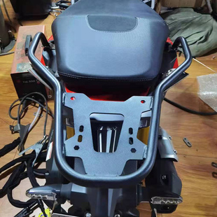 适用于龙嘉XDV250踏板车摩托车改装后货架尾架后备箱配件i.