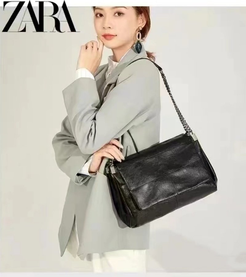 Zar女包2024新款流浪包单肩手提腋下包上班通勤大学生包包