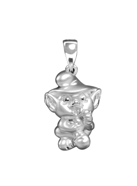 考拉精灵纯银造型可爱吊坠