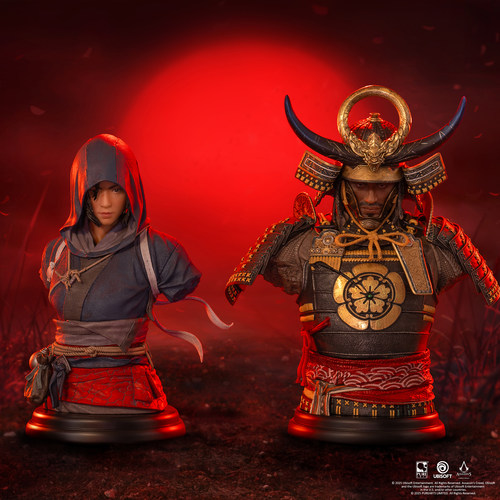 『现货不包邮』PureArts《刺客信条：影》奈绪江 弥助1/4半身像