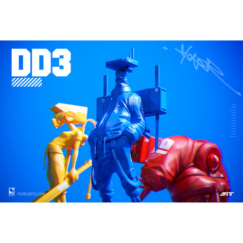 『现货不包邮』Daytoner设计师高端艺术手办 M9E  KABUKI DOODE