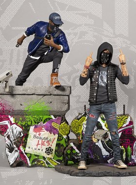 『现货』PureArts Ubisoft 育碧 Watch Dogs2 看门狗1/4雕像