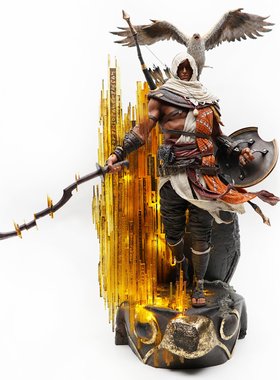 『现货』Purearts 育碧《刺客信条》1:4 巴耶克 Animus发光版雕像