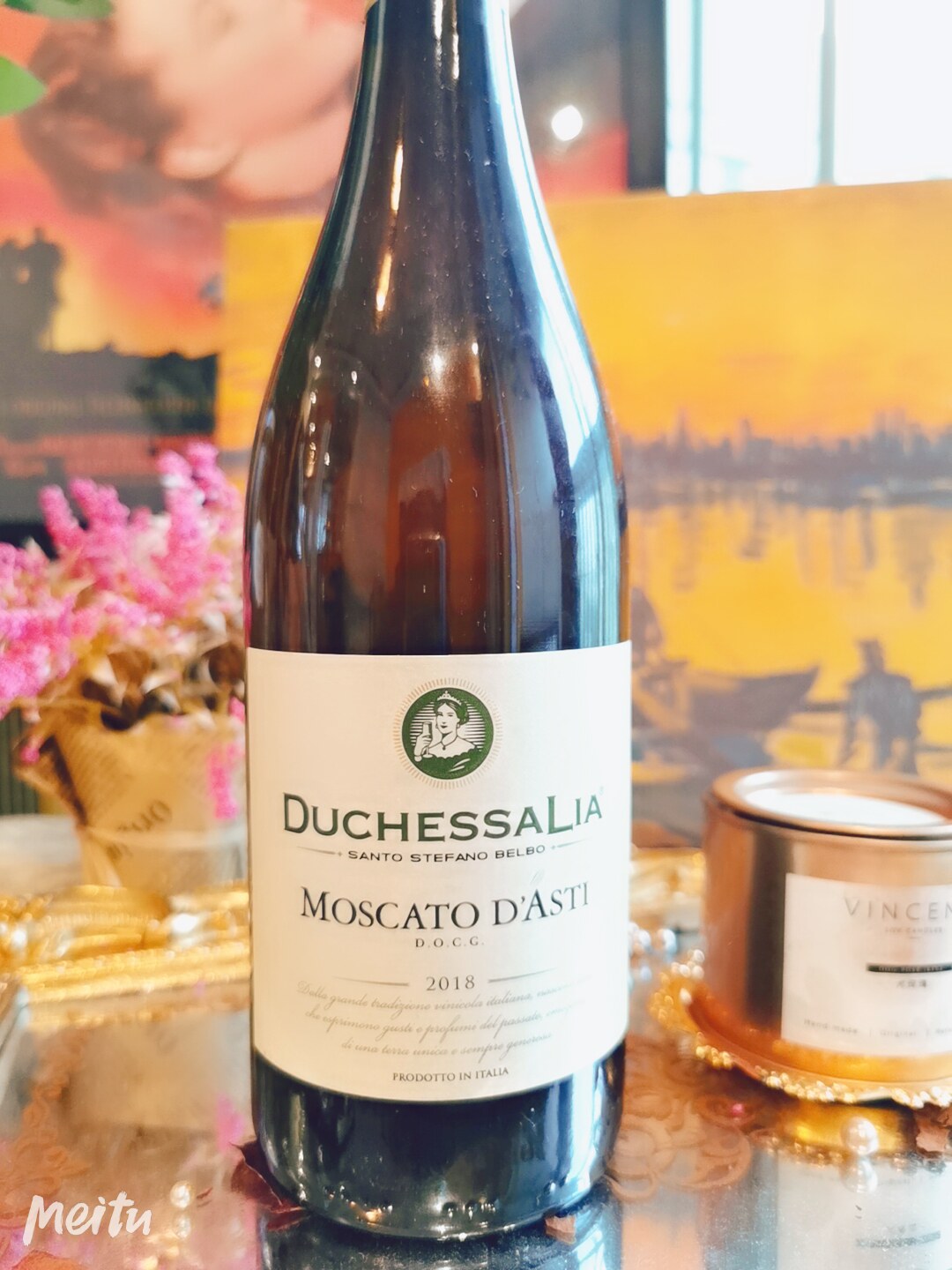 意大利甜型起泡酒莫斯卡托甜白葡萄酒 莫斯卡托阿斯提 asti