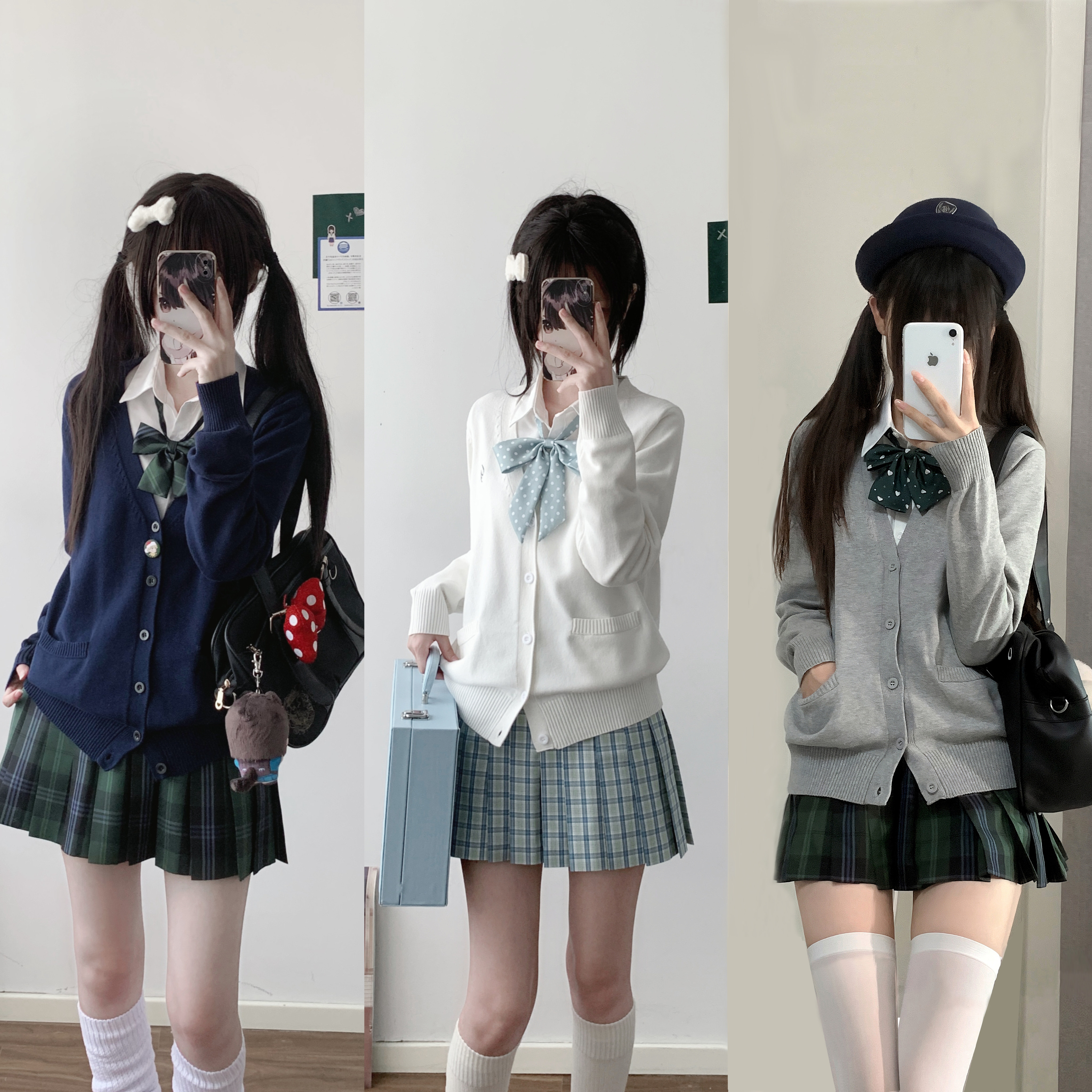 小野中原创JK制服针织开衫图片