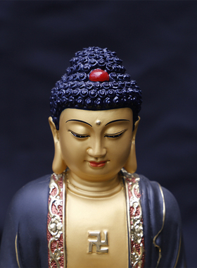 释迦摩尼圣土缘工艺神像寺庙摆件