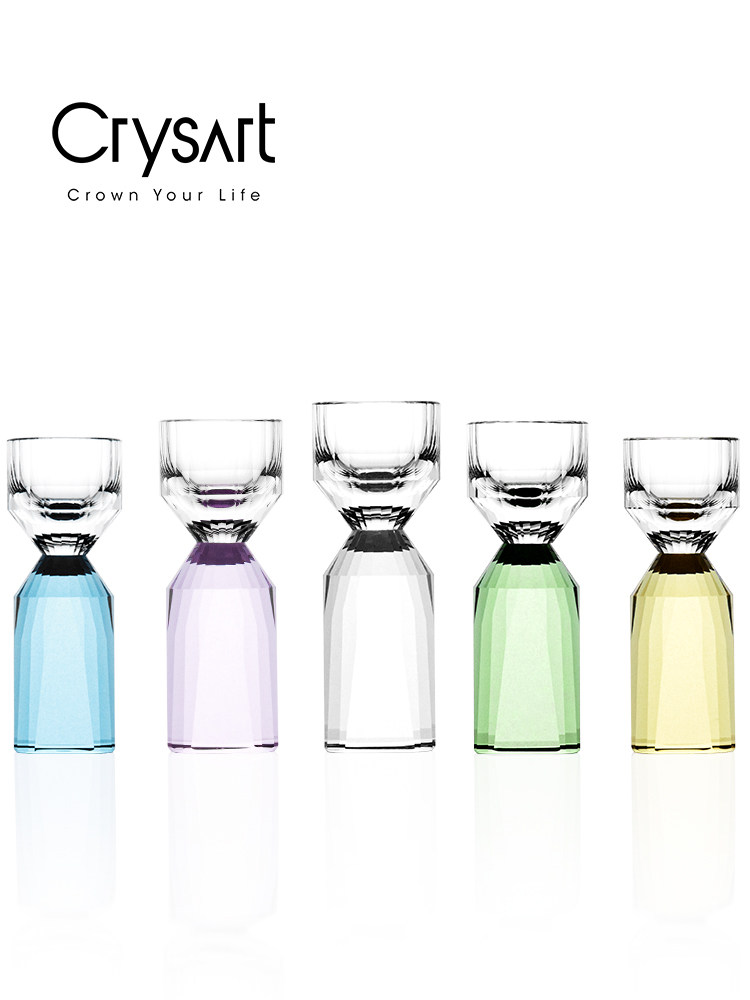 Crystal Shot Glass Set: K9 Grade Faceted Design - Taobao product photo 3