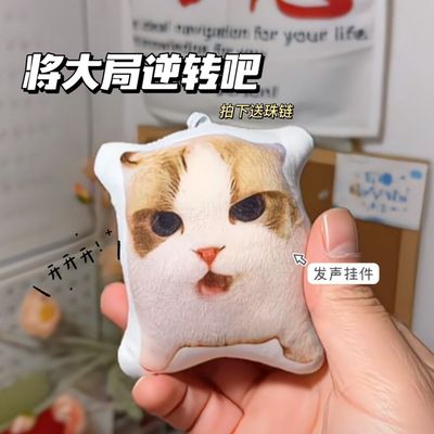 新款创意将大局逆转吧开猫钥匙扣