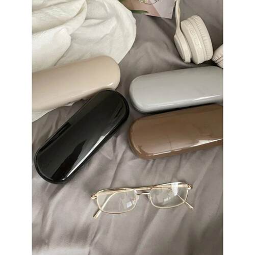 Portable Glasses Case Hard Shell Myopia Fabrics Eyewear Case