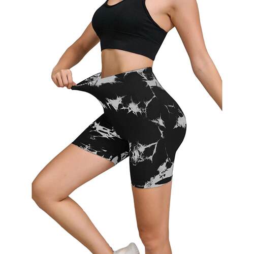 Tie Dyed Seamless Fitness Pants Women