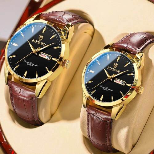 Top Luxury Brand Couple Watch For Women Men Waterproof Clock