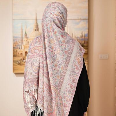 Cashew tassel polyester long scarf is fashionable 长巾时尚