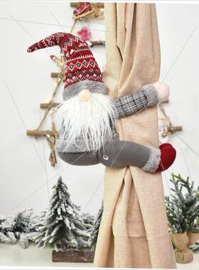Christmas curtain hugging door curtain buckle decoration