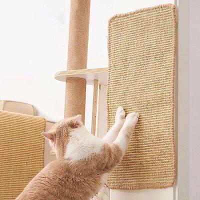 Carpet Cat Scratching Mat with Sticky Tapes Sisal Cat