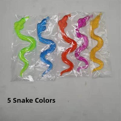 5Pc Colorful Retractable Sticky Lizard Gadget Toys for Kids
