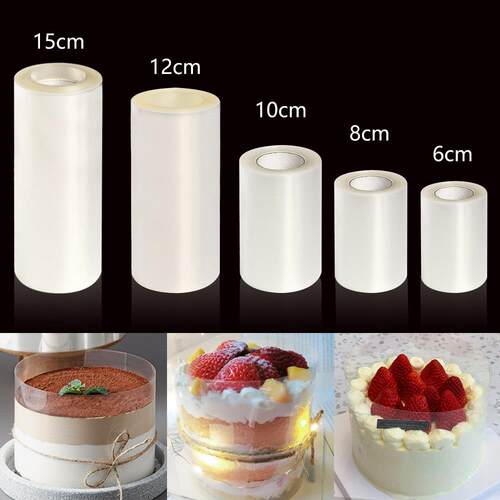 10m Mousse Cake Rim Hard Transparent Cake Surround Film Cake