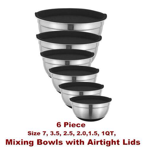 Mixing Bowls Metal Nesting Storage Bowls Mixing Serving