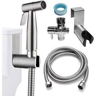 Black Bidet Faucet Hand Protable Toilet Bidet Sprayer Stainl