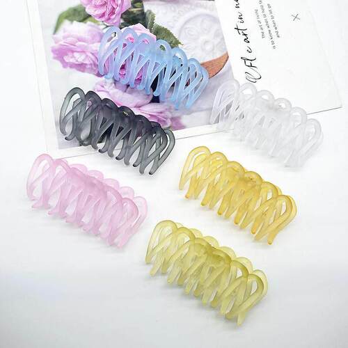 Elegant French Grab Clip Shark Clip Large Back Head Hairpin