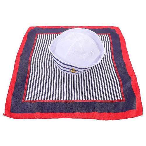 Sailor Hat Set Yacht Outfit Captain Costume Ocean Cosplay