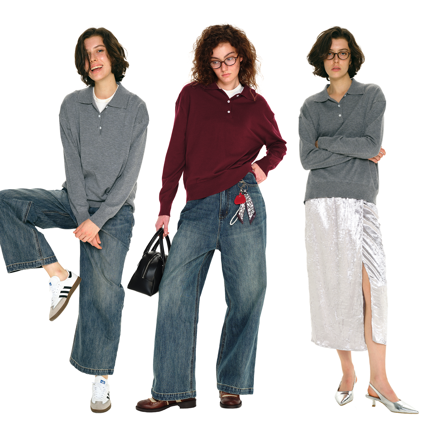 1747 高智感安可拉红羊毛混纺长袖针织Polo衫 复古老钱风套头衫,女装/女士精品,POLO衫,淘宝优惠券,粉丝福利购,淘宝优惠卷