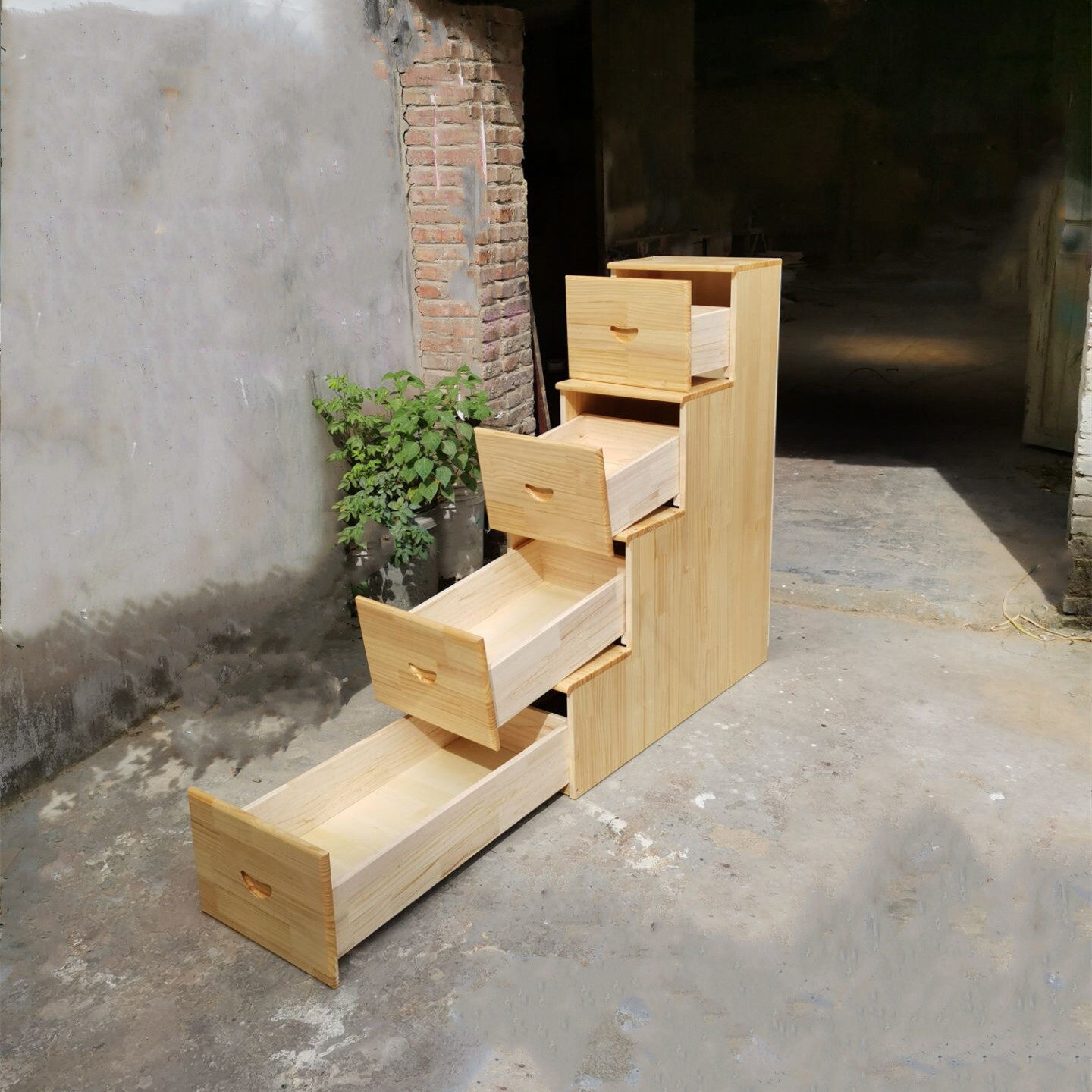 床柜梯梯柜梯子抽屉踏步儿童单卖高架实木储物柜床子母柜台阶柜