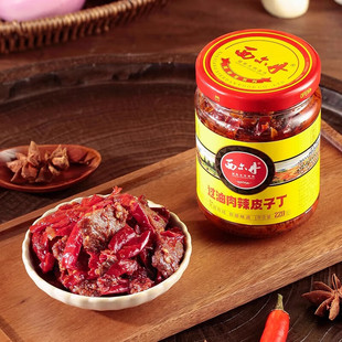 新疆特产西尔丹辣椒丝酱过油肉辣皮子拌面酱220g香辣下饭菜调味料