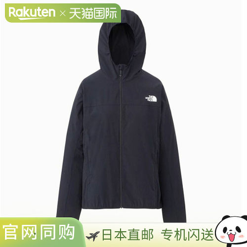 日本直邮The North Face 北面 女士户外软壳连帽衫 NPW22401-K 黑