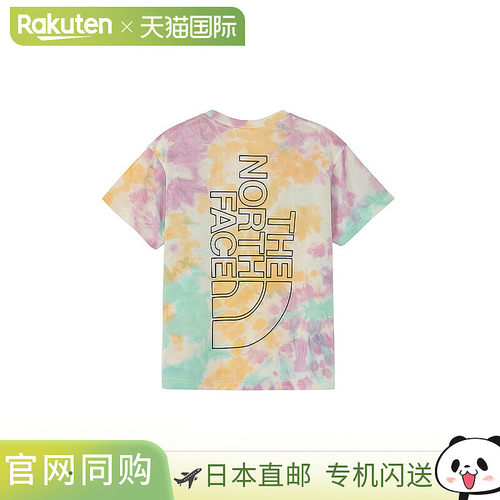 日本直邮THE NORTH FACE 短袖新奇大路线T恤 儿童款 NTJ32604
