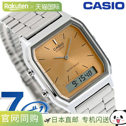 日本直邮卡西欧 CASIO 石英 电池式 AQ-230A-4AMQY 经典 卡西欧