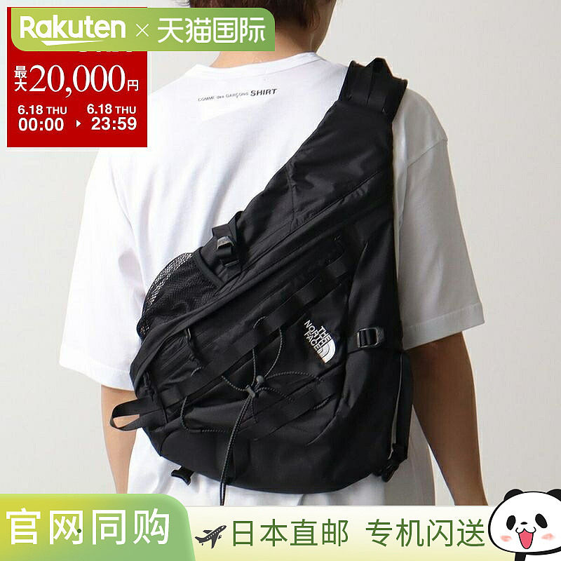 日本直邮THE NORTH FACE 斜挎包 (NN2PS03J) 男士单肩包尼龙材质L - 实物图