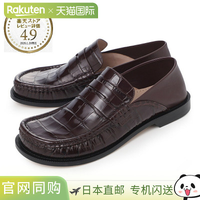 日本直邮LOEWE CAMPO 翻盖乐福鞋 红色 女士llsc290x25 7110