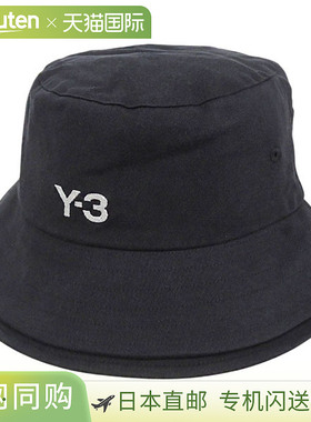 日本直邮Y-3 女士帽子 OSFW W56cm 棉质黑色 Y-3 STRP B 帽子 JN7