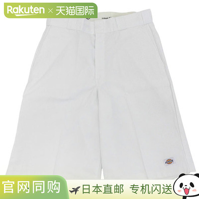 日本直邮Dickies 男士短裤33 码白色宽松版型内缝长 13 英寸42283