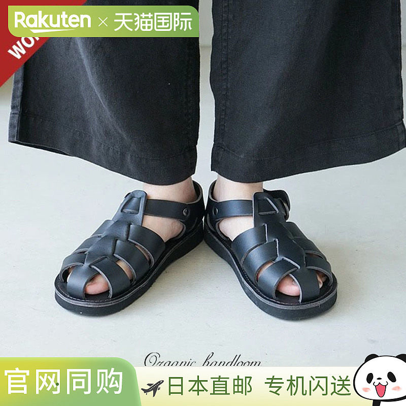 日本直邮[OH002009/208]有机手织廓尔喀凉鞋/皮革凉鞋