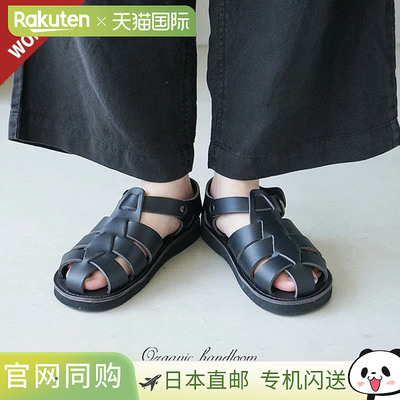 日本直邮[OH002009/208]有机手织廓尔喀凉鞋/皮革凉鞋