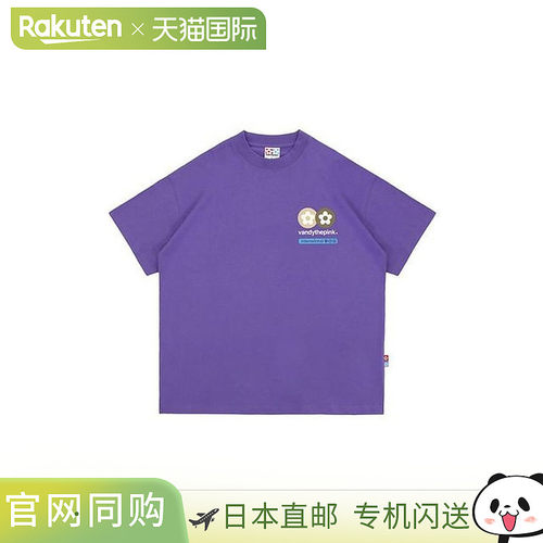 日本直邮VANDY THE PINK 经典花卉徽标国际 T 恤 Vandy the Pink