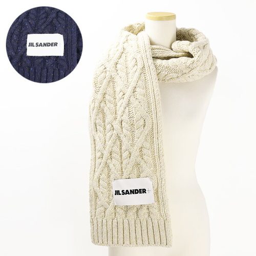 JILSANDER 冬季防寒羊毛防寒男女通用围巾J40TE0007 J145