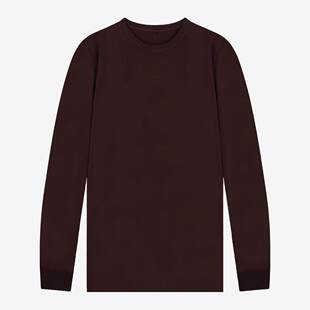 真丝圆领套头女士通勤休闲针织衫 现货RICK 新品 RO秋季 毛衣 OWENS