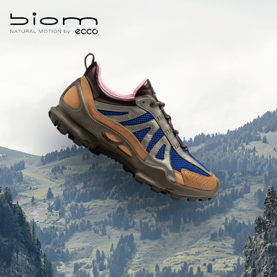 ECCO x NRL联名 支撑缓震运动登山徒步鞋女款健步BIOMC踪迹810463